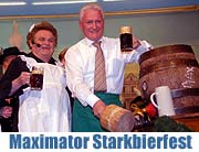 Starkbierfest im „Alten Lagerkeller“ mit dem Augustiner Starkbier "Maximator" vom Holzfass (Foto: Ingrid Grossmann))
